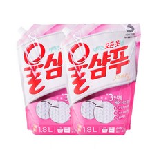 울샴푸 오리지널 리필, 1.8L, 2개