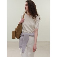 SIE 로나 울 100 하프 슬리브 니트 1157259