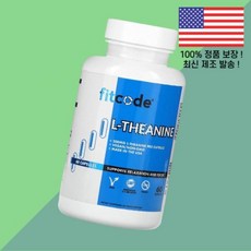 핏코드 테아닌 L테아닌 엘테아닌 아미노산 200mg 식물성 베지캡슐 60정 fitcode L Theanine 60 Veggie Capsules, 1개
