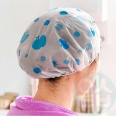 샤워캡 방수헤어캡 방수샤워캡 방수캡 헤어비닐팩 헤어팩 머리망RUL+483, 1개