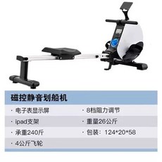자석식 로잉머신 헬스기구 크로스핏 접이식 1. 좌식, 1, C. 화이트 자기 제어 무소음 접이식 저항 조절