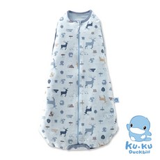 酷咕鴨 超好眠成長懶人包巾-北歐迷境森林