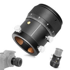 ASTROMANIA 망원경 헬리컬 포커서 0.05MM 스케일 10MM 스트로크가 및 3.2CM(1.25인치) 액세서리 초점 있는 고정밀 천문 포커서 이중 나선형, 3.2cm(1.25인치) 고정 방향