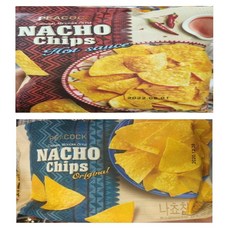 피코크 온더보더 나쵸칩 핫소스100g + 오리지날100g, 1개