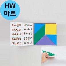 장애인복지관 아동 프로그램 두꺼운 칠교놀이 7조각 소형