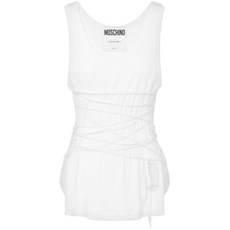 모스키노 로고 프린트 탑