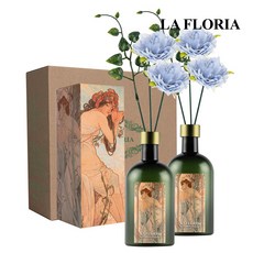 라플로리아 꽃 디퓨저, 2개, 500ml, S1.블랙체리 향/B9. 미니  모란L12/스카이