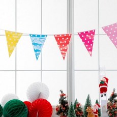 파티가랜드 할로윈 파티삼각가랜드칼라도트 크리스마 kyo*970dA