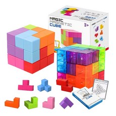 개인용 마그네틱 매직 자석 큐브 소마큐브, 1개