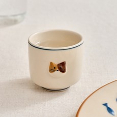 _ L 우리집뚱냥이 소주잔 점박이냥 45ml_NK2326060