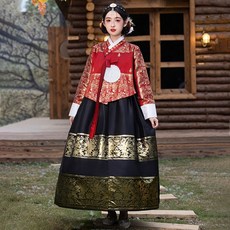 돌잔치 한복 여성 파티룩 피로연 웨딩 머리핀 저고리 치마 세트 사진 촬영 공연 명절 사극