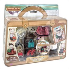 실바니안패밀리 턱시도고양이 패션코디세트 토끼장난감