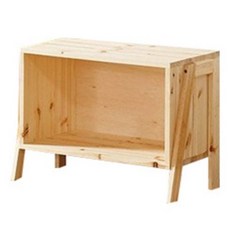 원목 사다리 공간박스 컬러박스, 내추럴