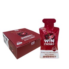 WiNCHERRY 濃縮蒙特羅西酸櫻桃汁30ML隨手包*20入 (方便攜帶 健康美味 隨時補充), 1個