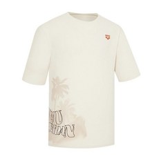 [백화점 정품] 아레나 보호 릴렉스핏 숏슬리브 래쉬가드 A6BM1PR01LBG ( 택가격과 다를 수 있습니다)