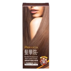 樹飛雪-髮學院健康髮染髮霜-簡易包 白髮救星 不含阿摩尼亞 成分溫和, 咖啡棕, 1個