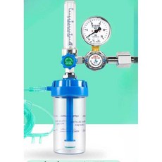 산소통 산소감압기 흡입기 유량 조절기 압력계 고정밀, 산소유량계+비강 산소 튜브
