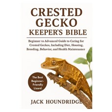 (영문도서)Crested Gecko Keeper's Bible: Beginner to Advanced Guide to Caring for Crested G... Paperback, Independently Published, English, 9798298648677