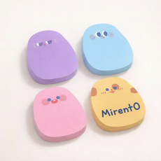 미룬토 강력점착 메모지 세트RT086, 4개, 240매, 캐릭터형