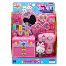 핑크래빗 뷰티세트 역할놀이 장난감, 1개, 단품