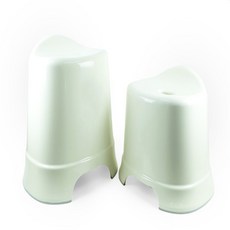 바른햇살 사우나의자화이트 욕실스툴, 대