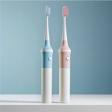 휴대용 전동칫솔 물결 미세모 소형 헤드 잇몸 교정용 임플란트 어금니, 1개, 핑크