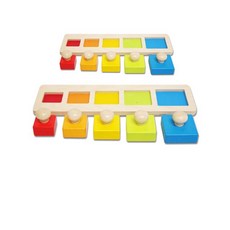 유치원에서 주로 사용하는 사각 입체 도형 X 2개입 생일선물 창의 어린이집교구 관찰 EQ발달 탐구심 dew+52266GJ