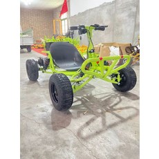 4륜 고카트 오프로드 조립식 ATV 가솔린 야외 산악, 기본 모델명/품번, 1개, 그린 6인치 풀터레인 전기