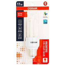 오스람 절전형 삼파장램프_11W 전구색 오스람램프 11W 오스람 램프 절전형 전구 dew+586BR, 본상품선택, 1개