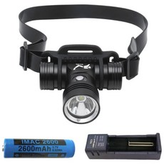 CREE 크리 수중 헤드랜턴 풀세트 50m 방수 다이빙 랜턴 해루질 헤드써치 돌핀 D2