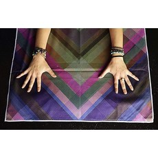 Skyin 핫 요가 타월 미끄럼 방지 매트 커버 친환경 매트의 각 모서리를 덮는 독점 포켓 극세사 비크람 필라테스 또는 땀 연습에 이상적 코스믹 276355