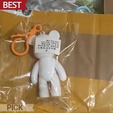 푸어링 곰 인형 만들기 4.5x8cm 열쇠고리 키링 DIY (인형만 발송) 픽앤코401, 열개입x1봉