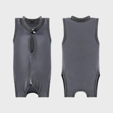 제프노 고양이환묘복 고양이넥카라 강아지 그루밍방지, 1개, 그레이