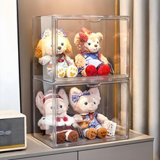 HK.sell 초대형 하이버전 아크릴 진열 박스 45CM33CM33CM, 2개
