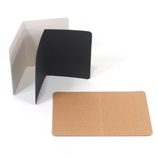 미니 캘리그라피 카드 무지엽서 DIY 무지카드 카드꾸미기, 블랙