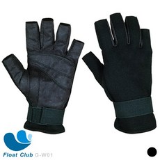 AROPEC 2mm 氯丁橡膠無指手套 潛水裝備 防寒保暖 防磨損, 1個