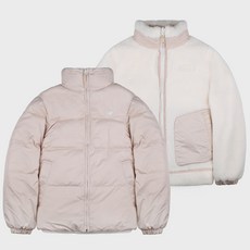 뉴발란스 플라워 리버시블 양면 다운 점퍼 NBNPB4W912 베이지