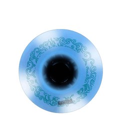輪滑輪子 PU橡膠 70mm 閃光發光輪 平花溜冰鞋配件, 藍, 1個