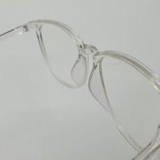 동글이 뿔테 안경 화이트