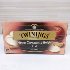 TWININGS 唐寧茶 蘋果肉桂葡萄乾茶 25入, 1個