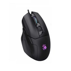 A4 Bloody 雙飛燕 W70 MAX RGB彩漫電競滑鼠 贈加長型鼠墊, W70 黑色(為激活) 贈 血手寶典