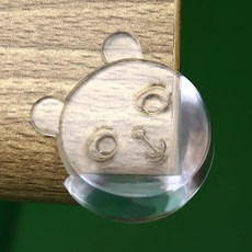 투명유아가드 코너쿠션 가구모서리보호용품 아기사고방지