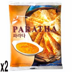 새마원 냉동 정통 인도빵 파라타 400g 패스트리 페스츄리 난 전병 피자 또띠아, 2개