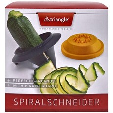 triangle 三角牌 螺旋切削器 德國製造 PP材質, 黑色 + 銀色, 1盒