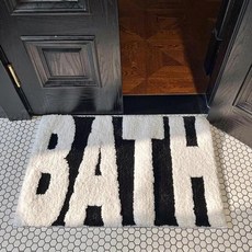 사각 현관 욕실발매트 미끄럼방지 극세사 욕실러그, 1개, 상세페이지 참조