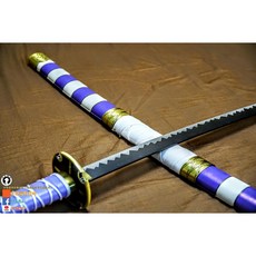 全新上架 全金屬1:1真實還原 海賊王二代鬼徹 航海王動漫cosplay道具 附支架 未開刃, 1個