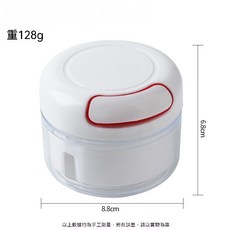 手動料理機 蒜泥切菜絞肉攪拌多功能 500ml/900ml大容量 廚房省力切碎器, 1個, 他款拉蒜器150ml