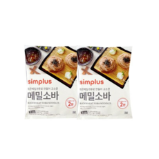 볶은메밀가루로 만든 메밀소바 2인분, 2개, 422g
