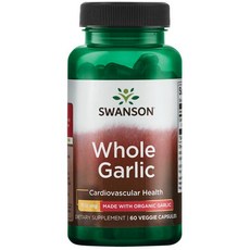 SWANSON 斯旺森 全蒜素食膠囊 700mg, 60顆, 1罐