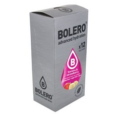 볼레로 어드밴스드 하이드레이션 무설탕 물 향 첨가 싱글 서브 Bolero- Sugar Free Drink Mix Packets Banana & Strawberry Fruit Fla, 바나나 & 딸기, 1개